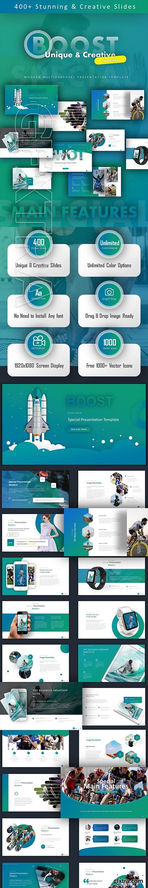 GraphicRiver - Boost Pitch Deck Powerpoint 22602846