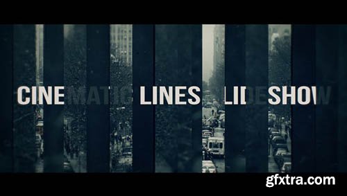 Cinematic Lines Slideshow - Premiere Pro Templates 125988