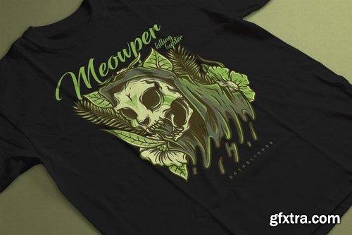 Meowper T-Shirt Design Template