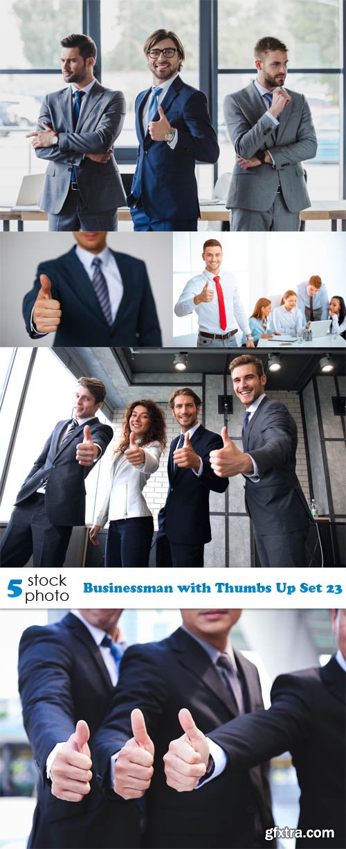 Photos - Businessman with Thumbs Up Set 23