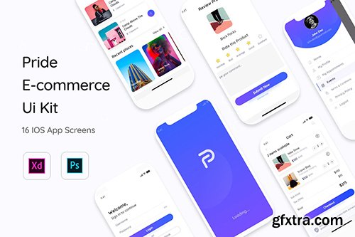 Pride E-Commerce App Mobile UI Kit