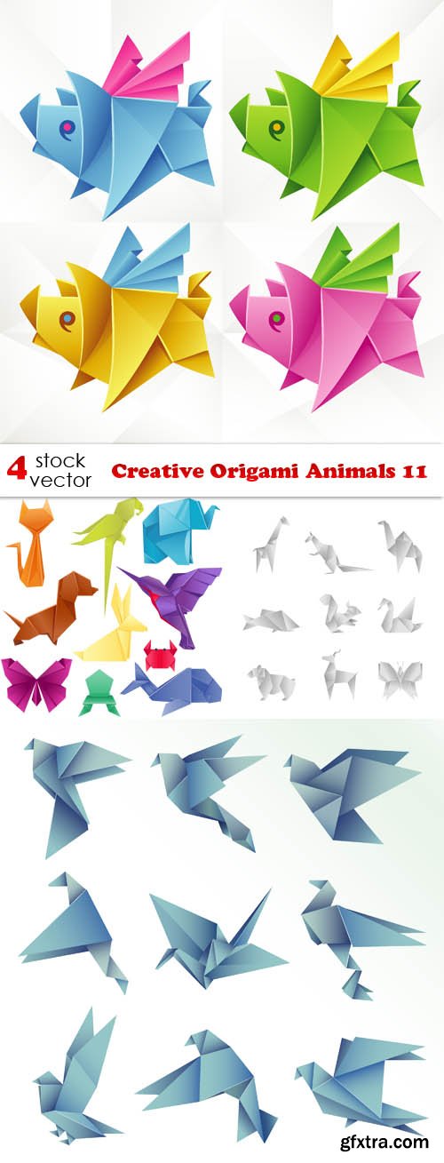 Vectors - Creative Origami Animals 11