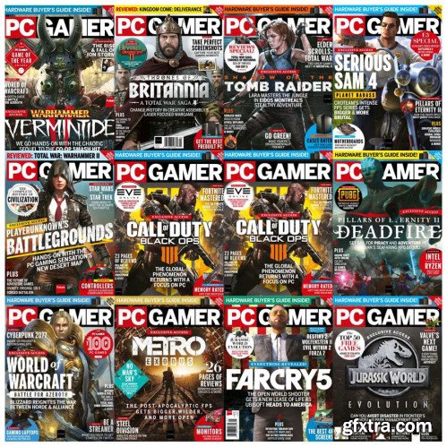 PC Gamer USA - 2018 Full Year Issues Collection
