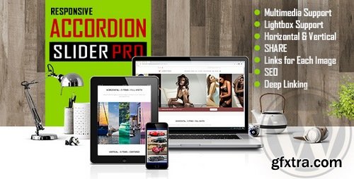 CodeCanyon - Accordion Slider PRO v1.0 - Responsive Image And Video WordPress Plugin - 22648844
