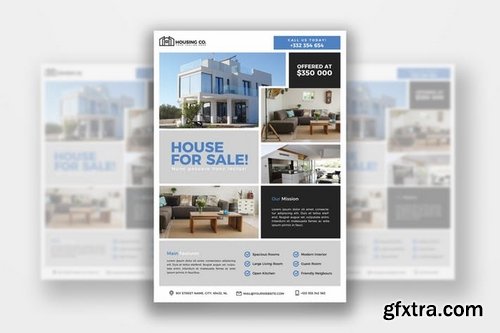 Real Estate Flyer Print Template