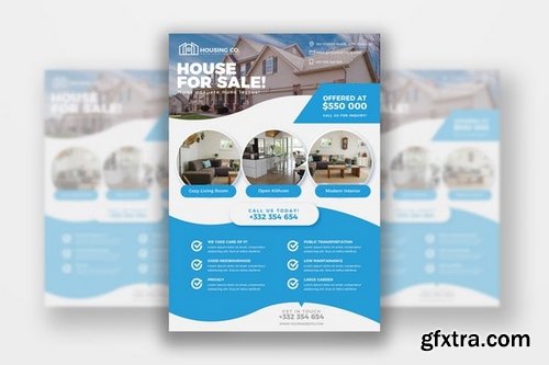 Real Estate Flyer Print Template 2
