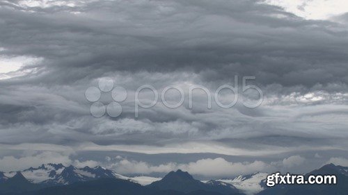 Pond5 - Sky Waves Super Clouds Over Mountains 1A - 8680350
