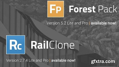 Itoo Software Forest Pack Pro 6.1.2 + RailClone Pro 3.2 for 3DsMax 2012-2019