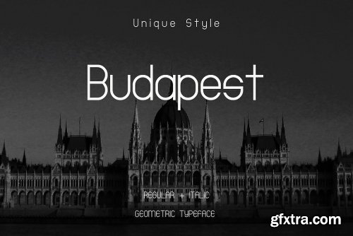 CreativeMarket Budapest Regular + Italic Font 2900446