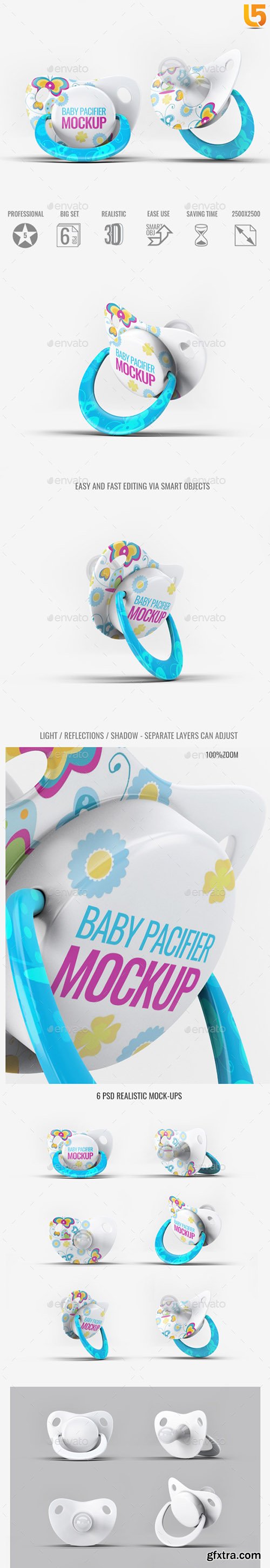 Baby Pacifier Mock-Up 22528878