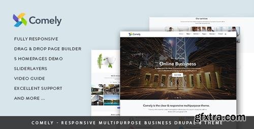ThemeForest - Comely - Responsive Multipurpose Business Drupal 8.6 Theme (Update: 4 October 18) - 19938606