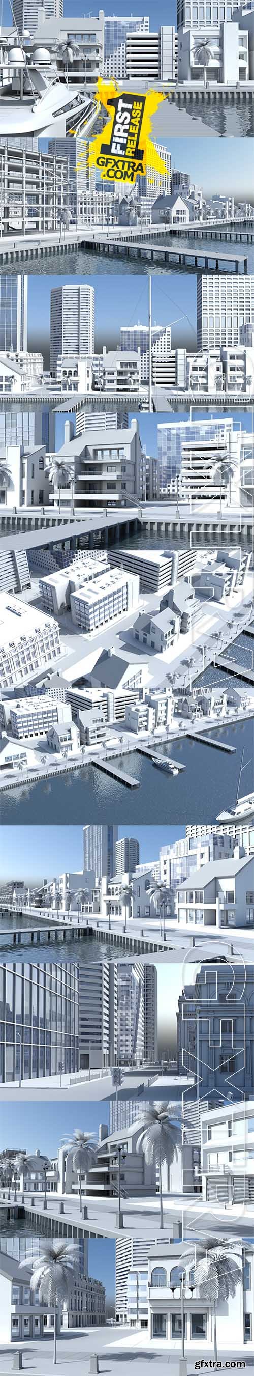 Cubebrush - 3D City Port