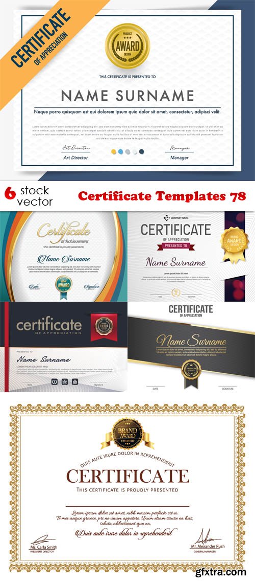 Vectors - Certificate Templates 78