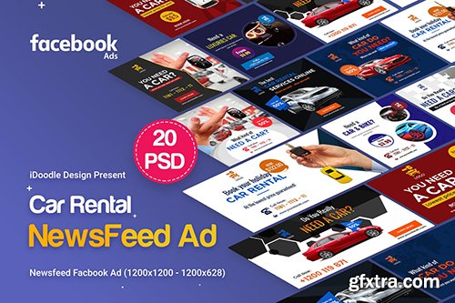 Car Rental NewsFeed Facebook Ad