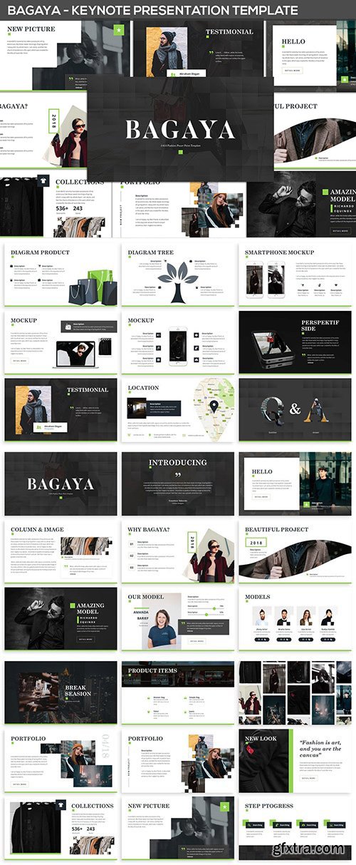 Bagaya - Fashion Keynote Template
