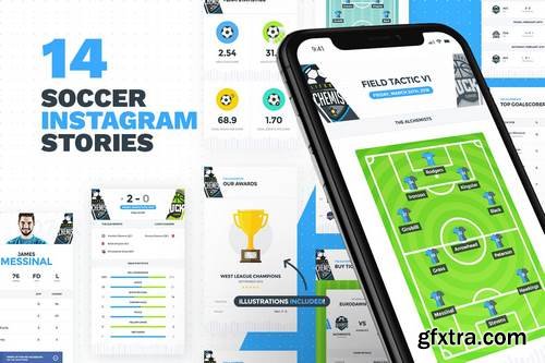 14 Soccer - Football Instagram Stories