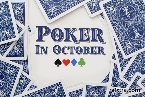 CreativeMarket Poker In October Layered Color Font 3027859