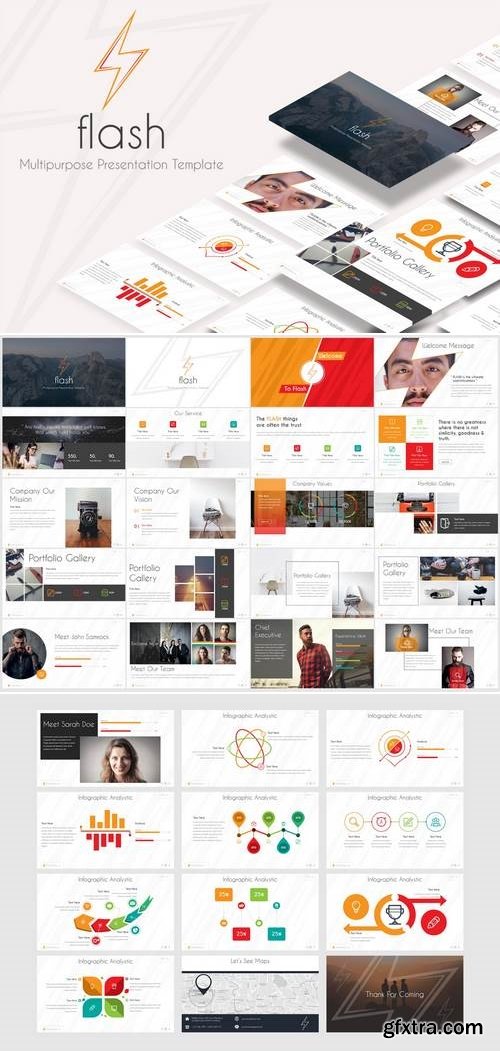 Flash - Powerpoint and Keynote Template
