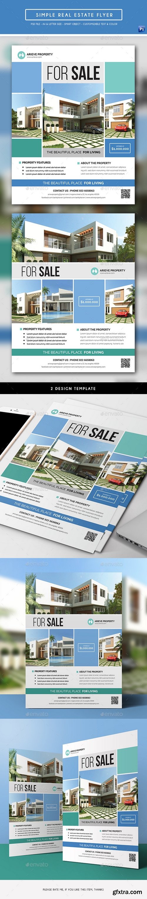 Graphicriver - Simple Real Estate Flyer 16779881