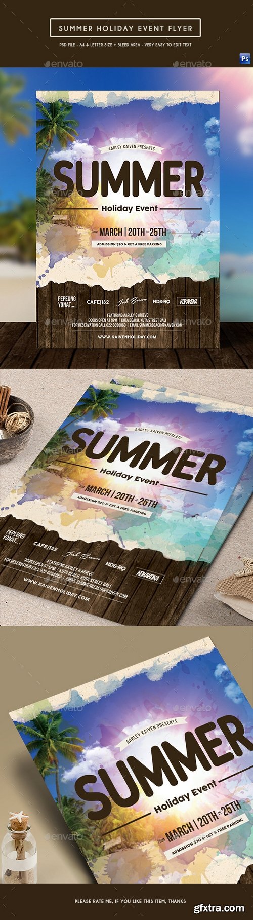 Graphicriver - Summer Holiday Event Flyer 17373420