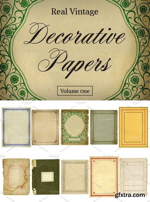 CM - Real Vintage Decorative Papers Vol 1 4689