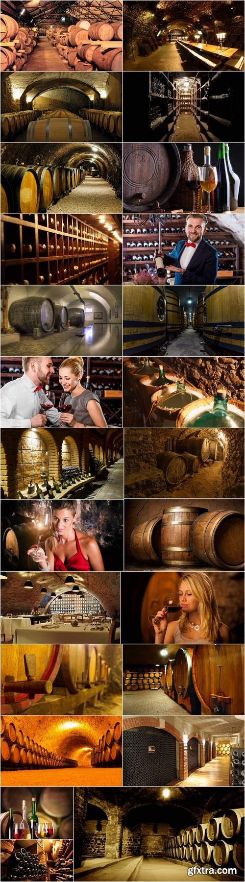 Wine cellar barrel room capacity basement 25 HQ Jpeg