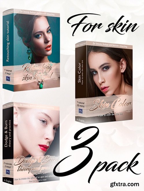 An Beketova - Skin Retouching and Color Grading 3 Pack Bundle