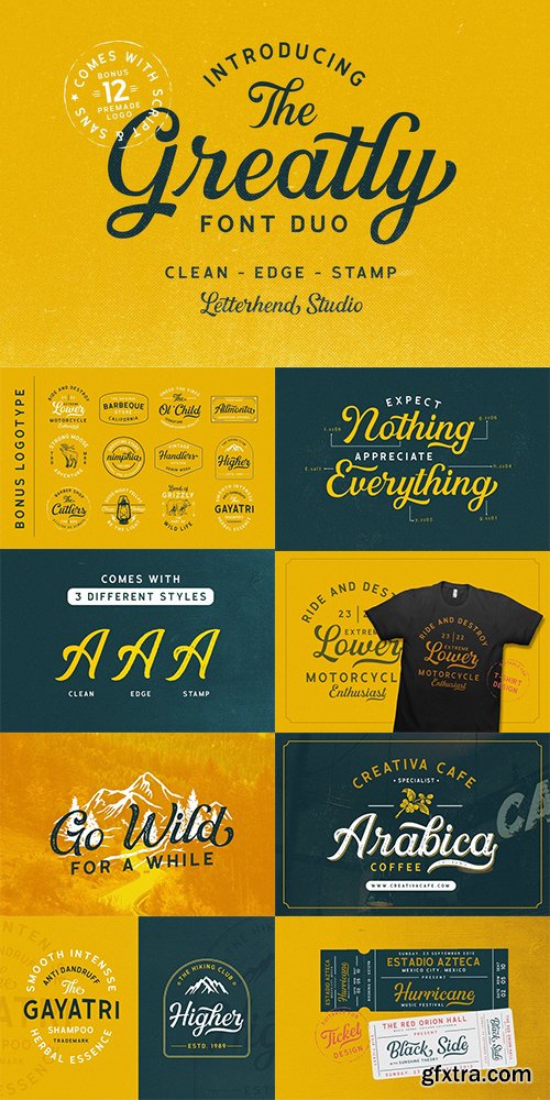 CM - Greatly Font Duo + Logo Templates 2986232