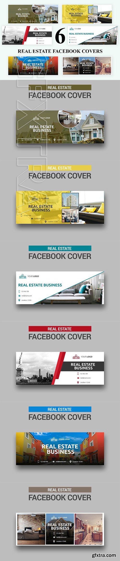CreativeMarket - Real Estate Facebook Covers - SK 3032990