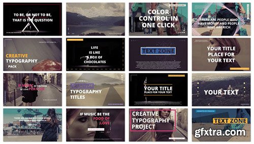 Minimal Typography Social Media Titles - After Effects 127321