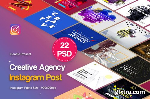 Agency Instagram Posts - 22 PSD