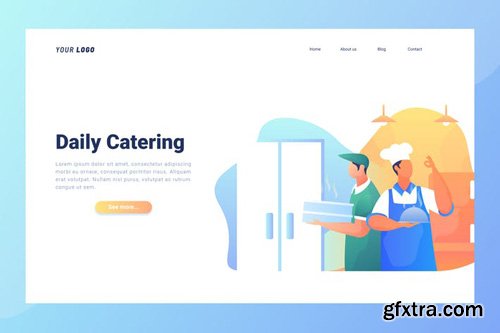 Daily Catering - Landing Page