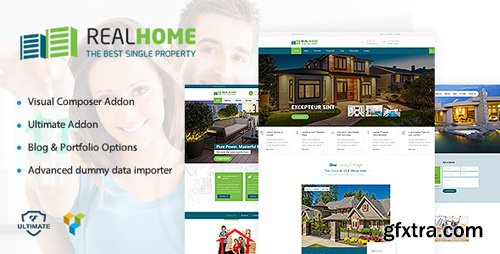 ThemeForest - RealHome v1.3 - Single Property Theme - 18767950