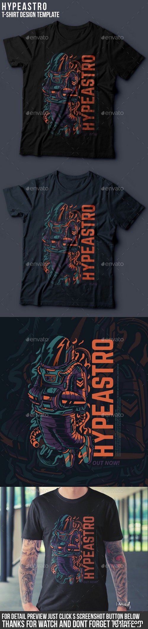 Graphicriver - Hypeastro T-Shirt Design 21096414
