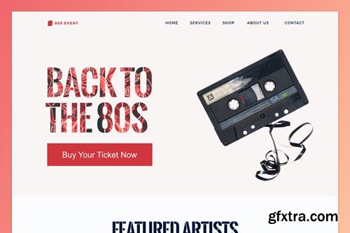 Music Event Landing Page