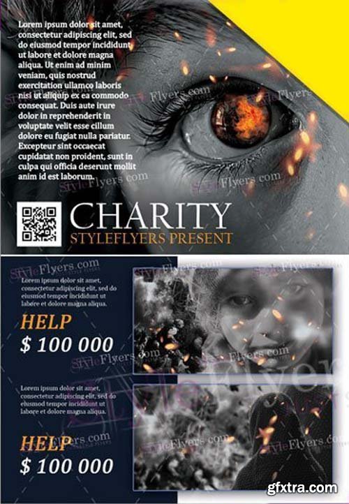 Charity V11 2018 PSD Flyer Template