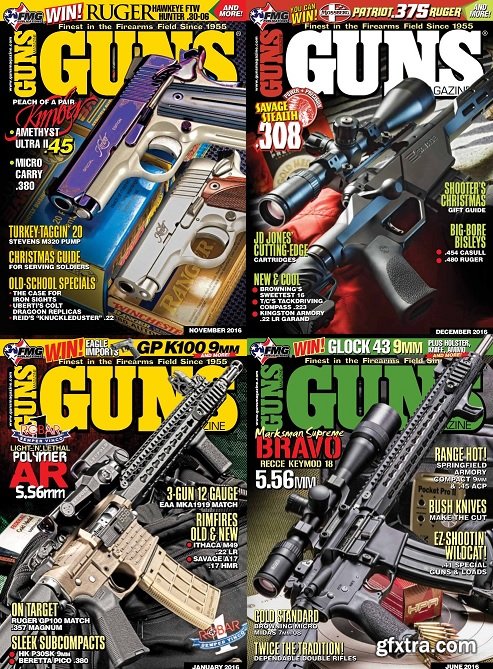 Guns Magazine 2016 Full Year Collection