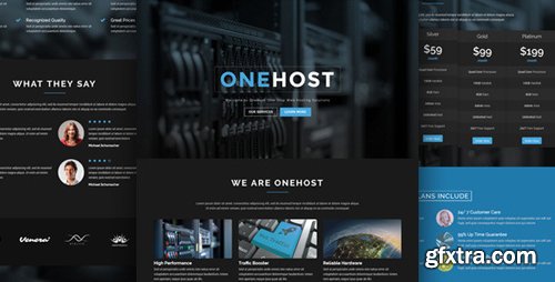 ThemeForest - Onehost v1.3.9 - One Page WordPress Hosting Theme - 10748292