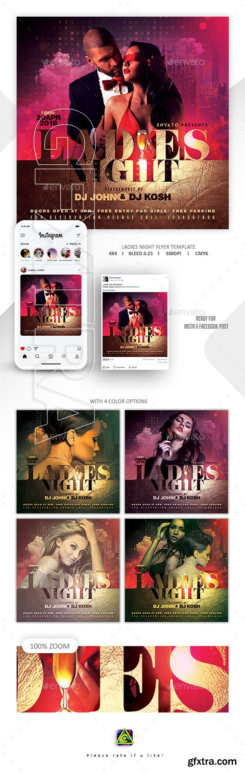 GraphicRiver - Ladies Night Flyer Template 22710041
