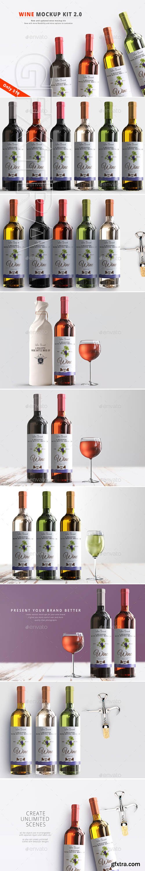 GraphicRiver - Wine Mockup Kit 2.0 22732337