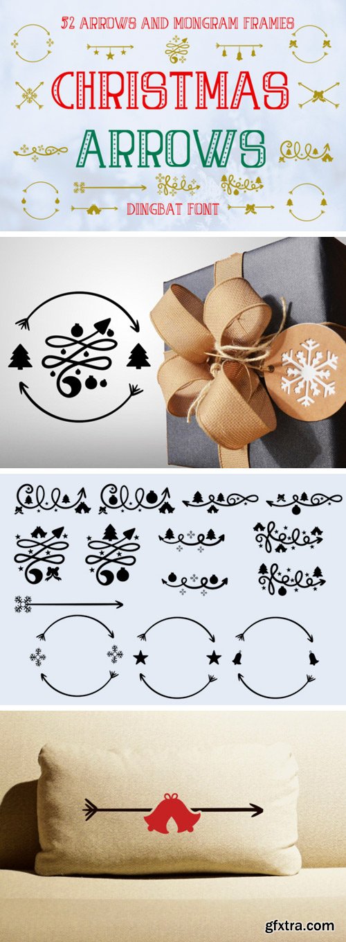 Creativefabrica - Christmas Arrows