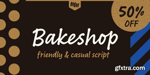 Bakeshop Font Family - 6 Fonts