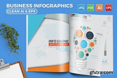 Business Infographics 15 Pages Design