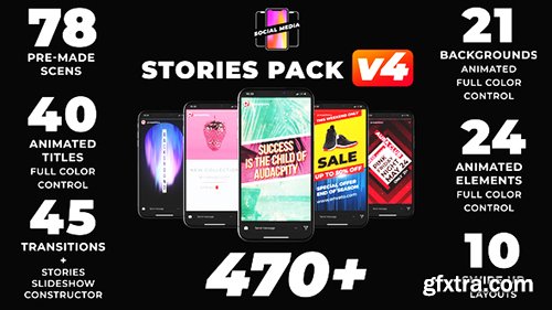 Videohive Instagram Stories V4 21895564 (With 3 October 18 Update))