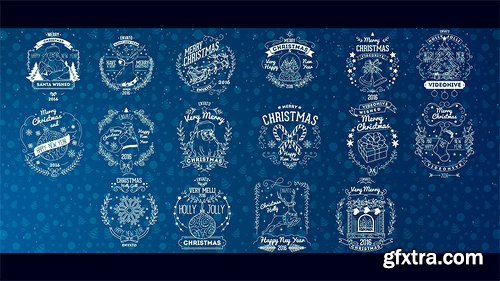 Videohive Christmas Badges 13658746