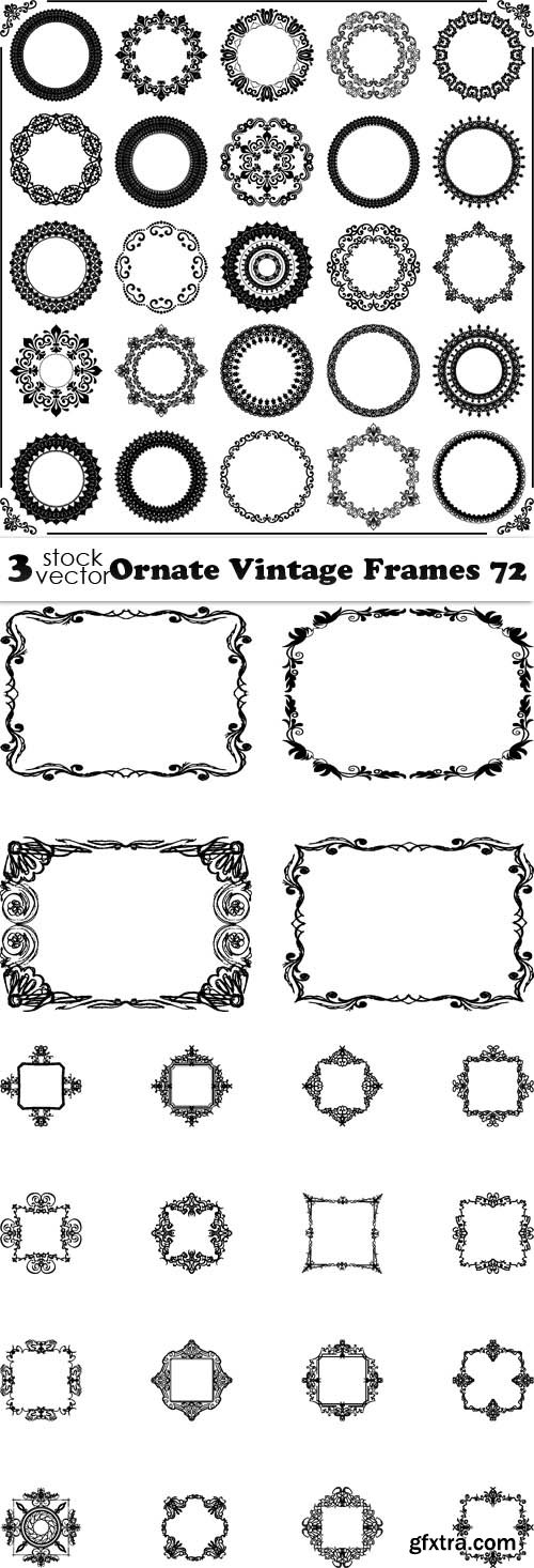 Vectors - Ornate Vintage Frames 72