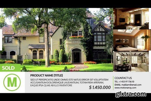 Simple Real-Estate SlideShow After Effects Templates