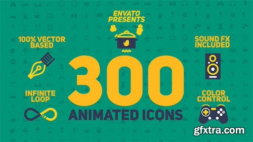 Videohive Animated Icons Pack 11596193