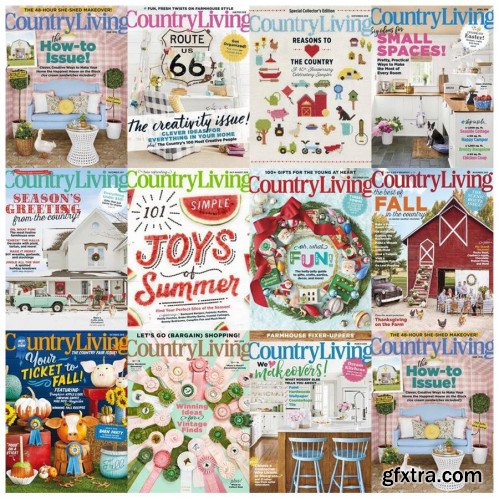 Country Living USA - Full Year Issues Collection 2018