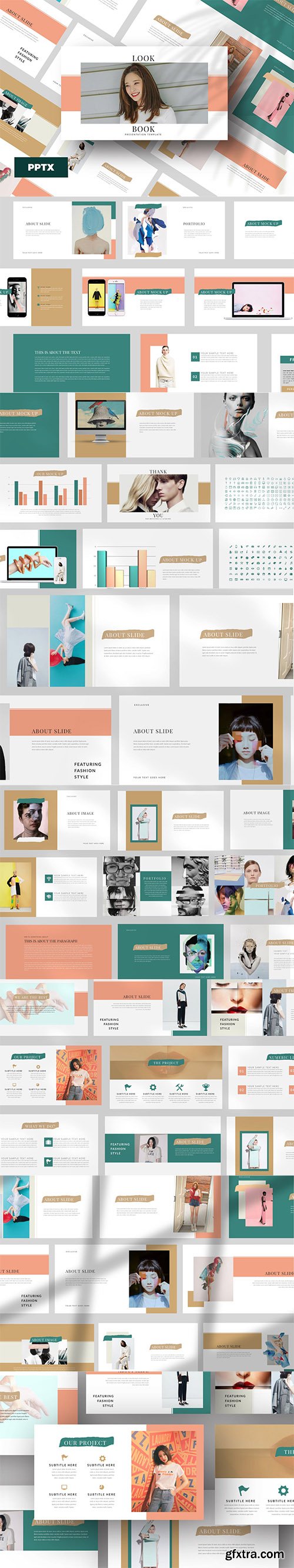 Lookbook Powerpoint and Keynote Templates